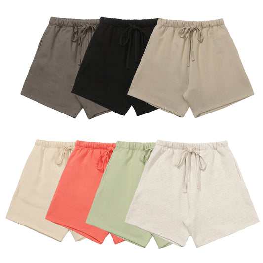 Summer Solid Color Shorts Casual Loose Breathable High Quality Short Pants Unisex Hip Hop Sports Shorts